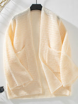 Open Front Long Sleeve Cardigan