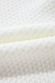 Crochet Flower Round Neck Long Sleeve Sweater