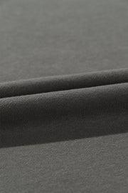 Letter Graphic Round Neck Long Sleeve Sweatshirt