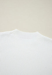 Heart Sequin Round Neck Long Sleeve Sweater