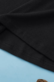 Plus Size Printed Short Sleeve Blouse