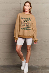 Simply Love Full Size Nutcracker Graphic Long Sleeve Sweatshirt