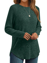 AUTOMET Womens Long Sleeve Shirts Fall Fashion Tops 2025 Crewneck Dressy Sweaters Tunic Winter Clothes Casual Outfits