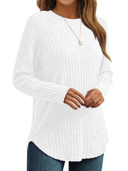 AUTOMET Womens Long Sleeve Shirts Fall Fashion Tops 2025 Crewneck Dressy Sweaters Tunic Winter Clothes Casual Outfits