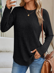 AUTOMET Womens Long Sleeve Shirts Fall Fashion Tops 2025 Crewneck Dressy Sweaters Tunic Winter Clothes Casual Outfits