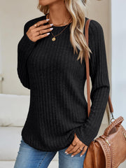 AUTOMET Womens Long Sleeve Shirts Fall Fashion Tops 2025 Crewneck Dressy Sweaters Tunic Winter Clothes Casual Outfits