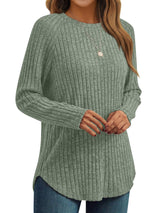 AUTOMET Womens Long Sleeve Shirts Fall Fashion Tops 2025 Crewneck Dressy Sweaters Tunic Winter Clothes Casual Outfits