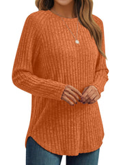 AUTOMET Womens Long Sleeve Shirts Fall Fashion Tops 2025 Crewneck Dressy Sweaters Tunic Winter Clothes Casual Outfits