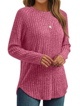 AUTOMET Womens Long Sleeve Shirts Fall Fashion Tops 2025 Crewneck Dressy Sweaters Tunic Winter Clothes Casual Outfits