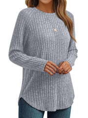 AUTOMET Womens Long Sleeve Shirts Fall Fashion Tops 2025 Crewneck Dressy Sweaters Tunic Winter Clothes Casual Outfits