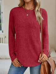 AUTOMET Womens Long Sleeve Shirts Fall Fashion Tops 2025 Crewneck Dressy Sweaters Tunic Winter Clothes Casual Outfits