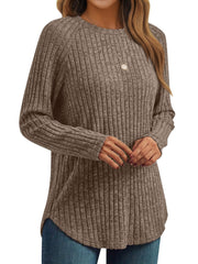 AUTOMET Womens Long Sleeve Shirts Fall Fashion Tops 2025 Crewneck Dressy Sweaters Tunic Winter Clothes Casual Outfits