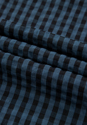 Plaid Wide Strap Wide Leg Overalls