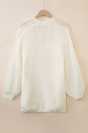 Open Front Longline Cardigan