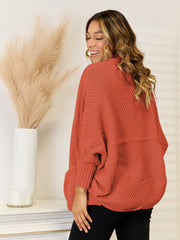 Angel Wings Open Front  Cardigan with Pockets