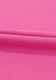 Pearl Detail Round Neck Puff Sleeve Blouse